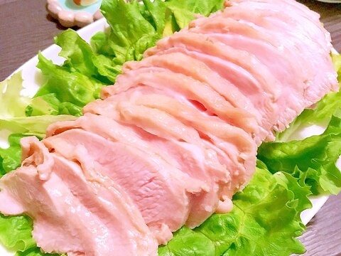 花椒ほんわり鶏むね肉の中華風しっとり茹で鶏